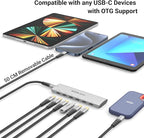 EZQuest USB-C Slim Gen 2 Hub Adapter 6-in-1 1 USB-C 4K/60Hz Video, 4 USB-C Gen - Image 7