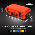 NANUK Wheeled Series 935 Lightweight NK-7 Resin Waterproof Protective Case - Image 5