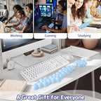 Cloud Wrist Rest for Keyboard and Mouse, Memory Foam PU Leather Keyboard Wrist - Image 6