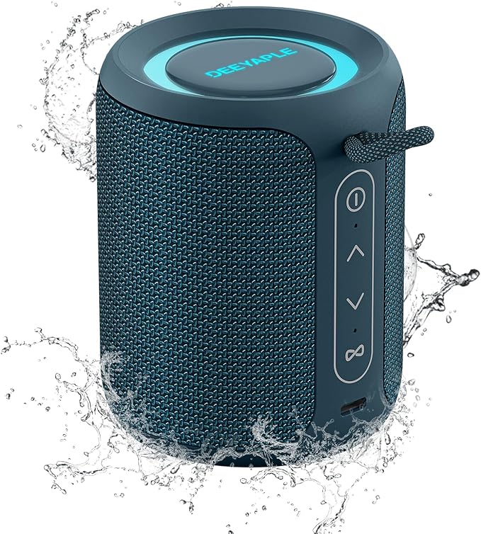 Bluetooth Speaker Wireless, IP67 Waterproof & Dustproof Portable Speaker by Deeyaple