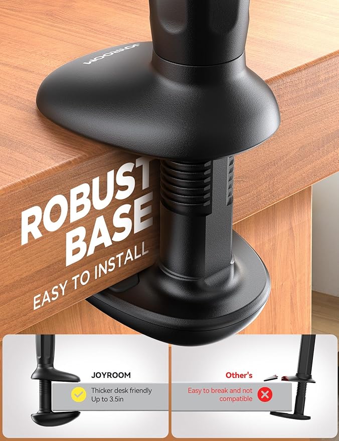 JOYROOM Gooseneck Phone Holder for Bed, Flexible Long Arm Phone Stand, 720° - Image 6