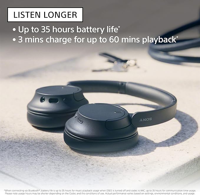 Sony WH-CH720N Noise Canceling Wireless Headphones Bluetooth Over The Ear - Image 5