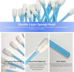 5.9" Foam Cleaning Swabs Lint-Free Lab/Printer/Optical Printheads 100 Pcs Foam - Image 7