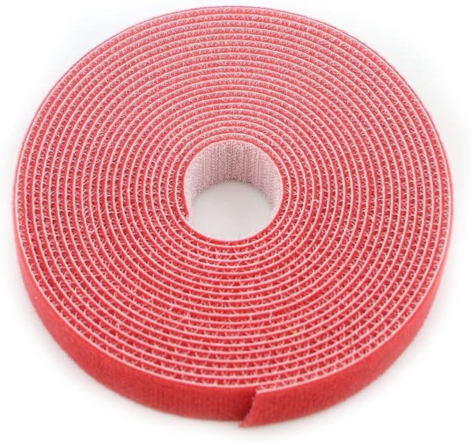 Reusable Fastening Tape Cable Ties 3/4 Inch Double Side Hook Roll by SAISN