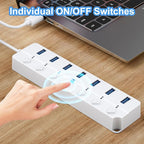 ONFINIO USB Hub 3.0, 7-Port USB Hub Splitter - Image 4