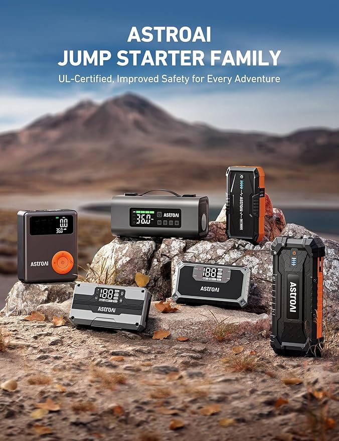 AstroAI S8 Car Battery Jump Starter, 1500A Peak Car Jumper Starter Battery Pack - Image 9