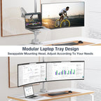 AVLT Laptop & 40 Inch Monitor Arm Pole Top Mount - Image 2