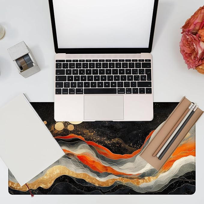 Large Gaming Mouse Pad, Abstract Art Painting Desk Pad, 31.5"x15.7" Extended - Image 7