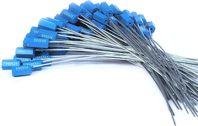 Leadseals 500 Anti-Tamper Proof Security Cable Seals Disposable Self-Locking - Image 3