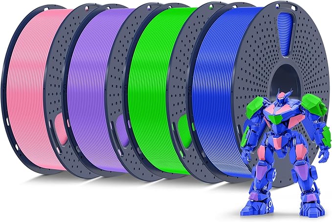 SUNLU PETG Filament 1.75mm 4KG Bundle, Less Stringing and Good Layer Adhesion by SUNLU