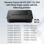 Canon PG-243 / CL-244 Genuine Ink Value Pack, Compatible - Image 6