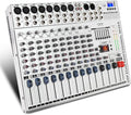 G-MARK GMX1200 DJ Mixer 12 Channel Professional Audio Mixer USB Mixing Console by G-MARK