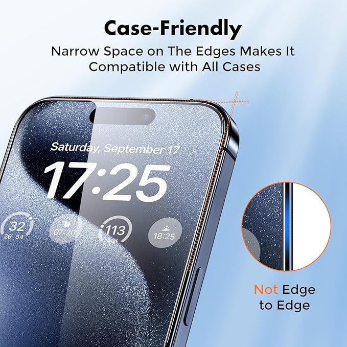 UNBREAKcable Screen Protector for iPhone 15 Pro Max Shatterproof Tempered Glass - Image 7