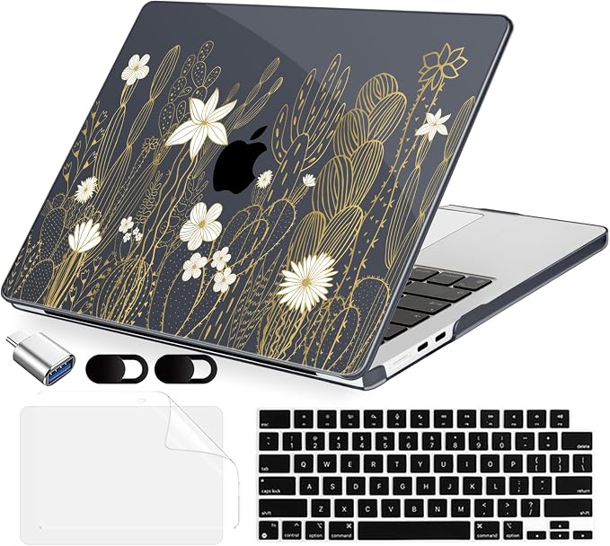 Compatible with MacBook Air 15 inch Case, M4 A3241/M3 A3114/M2 A2941, Hard Shell by MecBevia