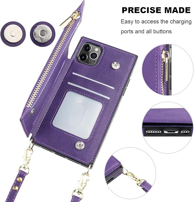 Bocasal Crossbody Wallet Case for iPhone 11 Pro - Image 6