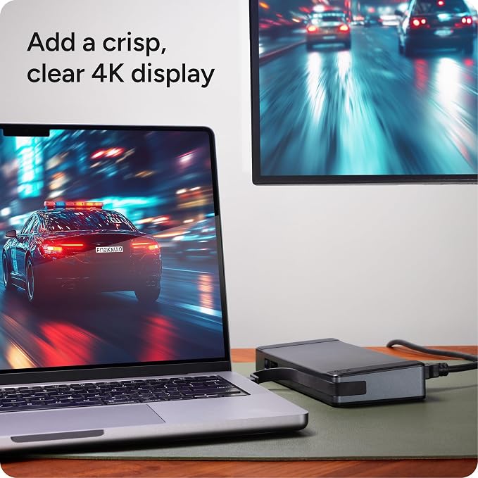 ZAGG 9-Port Hub – 2 USB-C, 2 HDMI, 1 USB-A, Audio Jack, SD & MicroSD Card - Image 4