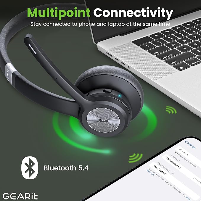 GEARit Wireless Bluetooth Headset - Image 5
