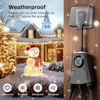 Lights Plug Timer Outdoor, Dusk to Dawn Electrical Timer Switch - Image 3