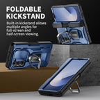 TONGATE for Z Fold 6 Case with Ring Stand, Built-in S Pen Holder & Glass Screen - Image 4