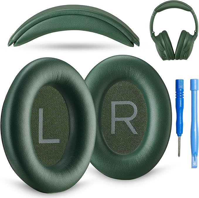Replacement QC Ear Pad and Headband Pad Kit Cushion. Compatible by AccessoryHouseGlobalUSA