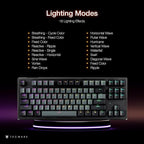 TECWARE Phantom+ Elite 87 Key RGB Mechanical Gaming Keyboard, LED Backlit - Image 6