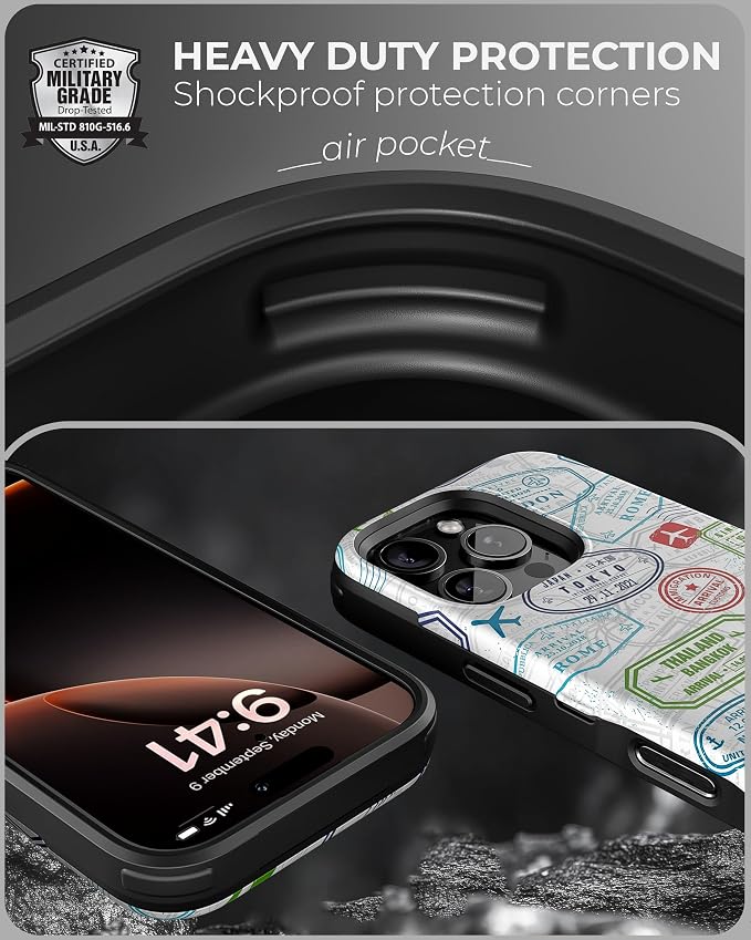TORU CX Slim for iPhone 16 Pro Case Wallet | Protective Shockproof Heavy Duty - Image 5