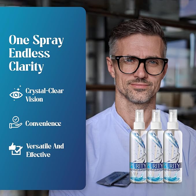Purity Eyeglass Lens Cleaner Spray Kit - Image 5