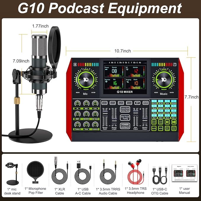 G10 podcast equipment bundled - Image 8