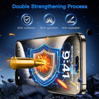 Uyiton Anti-Blue Light for iPhone 15 Pro Screen Protector - Image 5