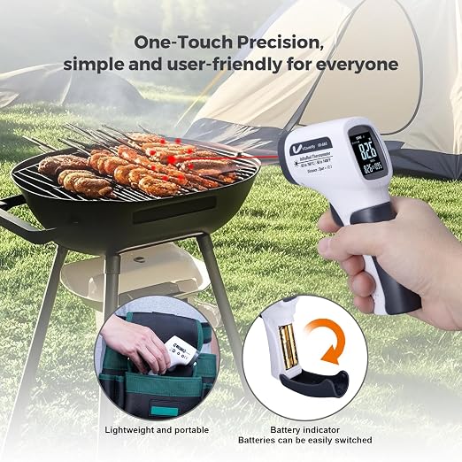 Temperature Gun for Meat, Automotive Infrared Thermometer Gun - Image 6