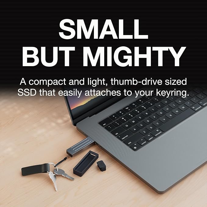 Seagate Ultra Compact 2TB, Portable SSD, USB 3.2 Gen2, IP54 Water Dust and 3m - Image 5