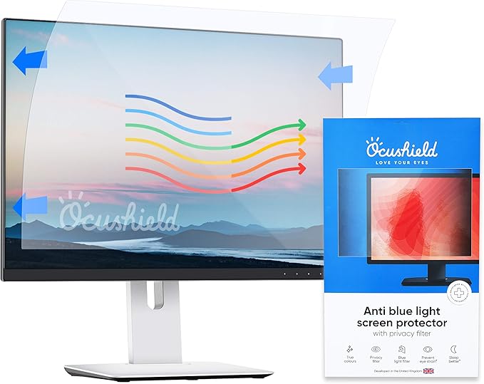 Ocushield 23.6” Premium Anti Blue Light Screen Protector by Ocushield-BlueLightFilteringScreenProtectorGlasses