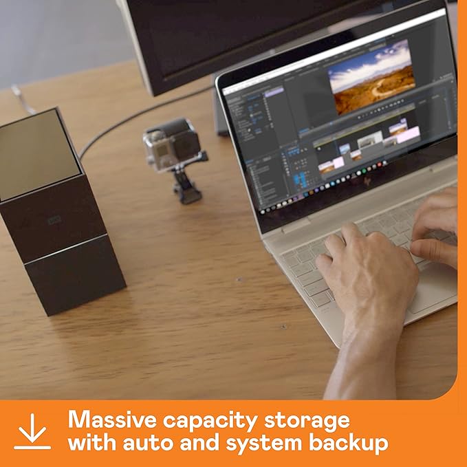 WD 28TB My Book Duo Desktop RAID External Hard Drive HDD, USB 3.1, - Image 3