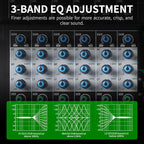 XTUGA 6 Channel Audio Mixer Sound Board Mixing Console, Audio Interface PC USB - Image 6