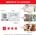ThermoPro Indoor Outdoor Thermometer Wireless 500FT, Outside Greenhouse - Image 6