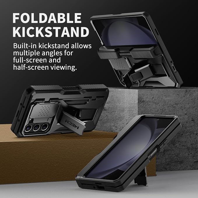 TONGATE for Z Fold 5 Case, Full-Body Military Drop Phone Case for Samsung - Image 6