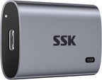 SSK 512GB SSD External Hard Drive, Portable SSD Up to 550MB/s Fast Solid State - Image 8
