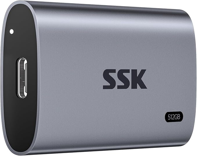SSK 512GB SSD External Hard Drive, Portable SSD Up to 550MB/s Fast Solid State - Image 8