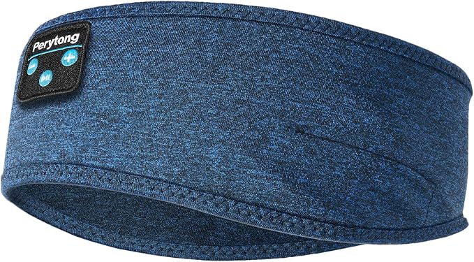 Perytong Sleep Headphones, Headband Headphones 10Hrs Bluetooth Headband by Perytong