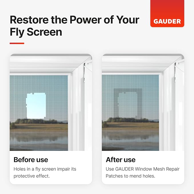 GAUDER Fly Screen Repair Patches - Image 5