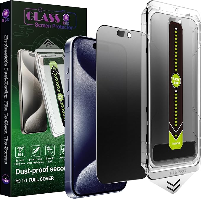 9H Tempered Glass, Anti-Glare, Full Coverage, Anti-Fingerprint, Auto Dust by SYSHANGYAN