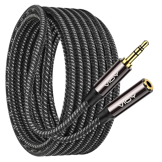VIOY Headphone Extension Cable 30 FT, 3.5 mm Male to Female Stereo Audio Cable by VIOY