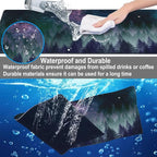 Mouse Pad, Large Galaxy Space Forest Desk Mat, Extended Non-Slip Gaming - Image 4