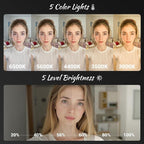 Magnetic Selfie Light for Phone: 5 Led Mode - Image 2