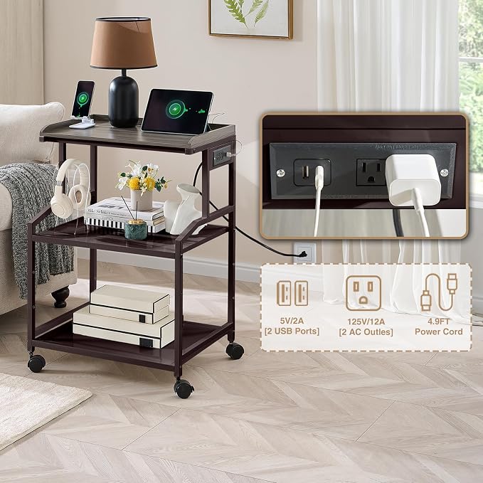 Lauren&Harold 34'' Printer Stand - Image 3