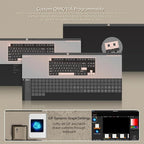 QK87 75% Keyboard with Multimedia Screen, QMK/VIA Wireless Gaming Keyboard - Image 7