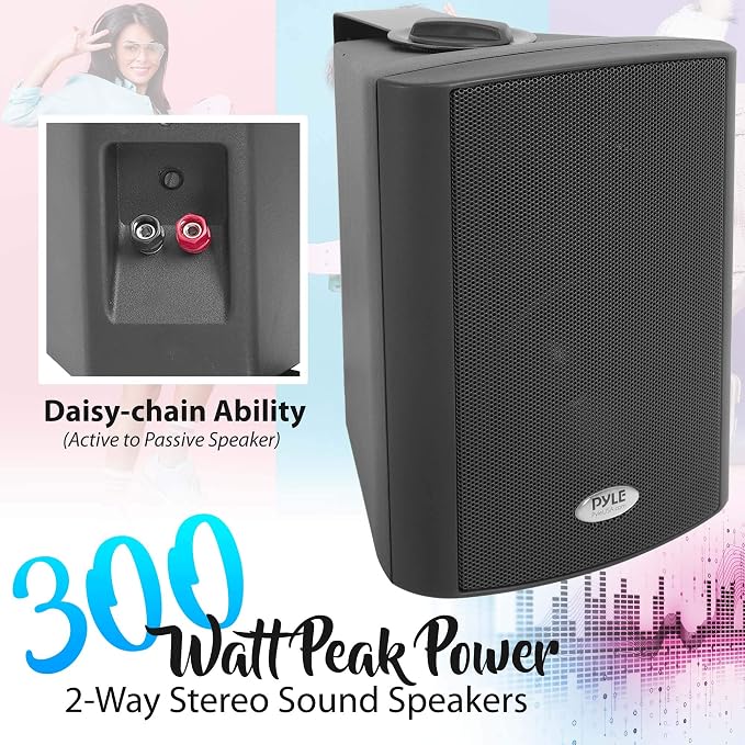 Pyle Wall Mount Home Speaker System - Image 6