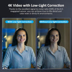 NexiGo Iris, 4K AI Webcam with 1/1.8" Sony_Sensor, Onboard Flash Memory - Image 8
