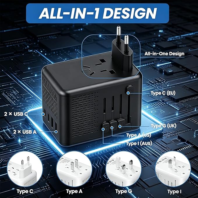 220V to 110V Voltage Converter US to Europe - Image 6