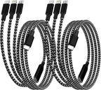USB C Multi Charging Cable, 3 in 1 Charging Cable Nylon Braided USB-C Multiple by MPATIBY